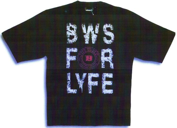 BLACKWALLSTREET BWS FOR LYFE T-SHIRT - BLACK