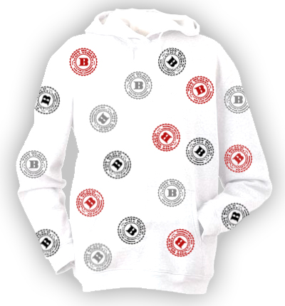 BLACKWALLSTREET BLACK & RED LOGOS - WHITE BLACKWALLSTREET BLACK & RED LOGOS - WHITE